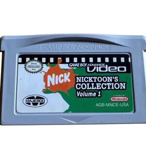 Nintendo Game Boy Advance Nicktoons Collection Vol 1 GBA Cartridge